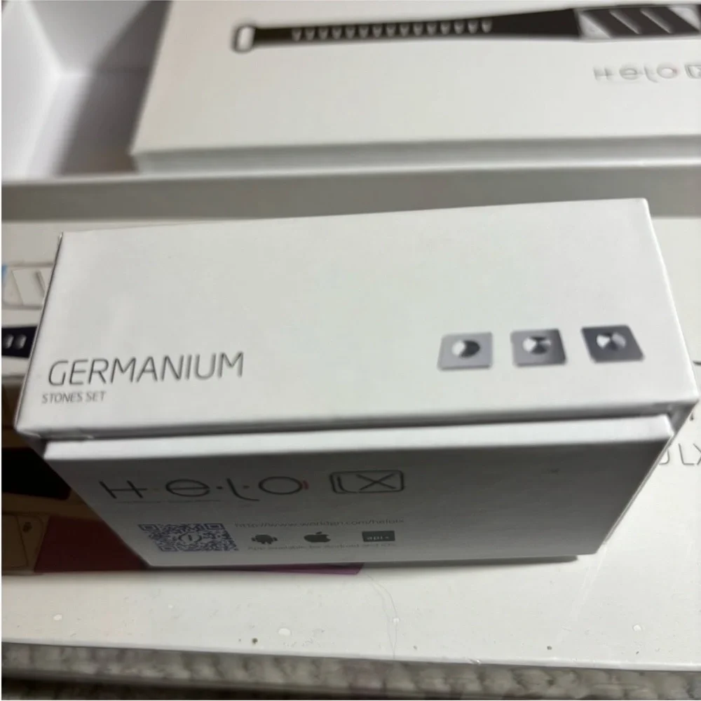 Helo Box wellness band Set with‎ Germanium Stones & 5 bands